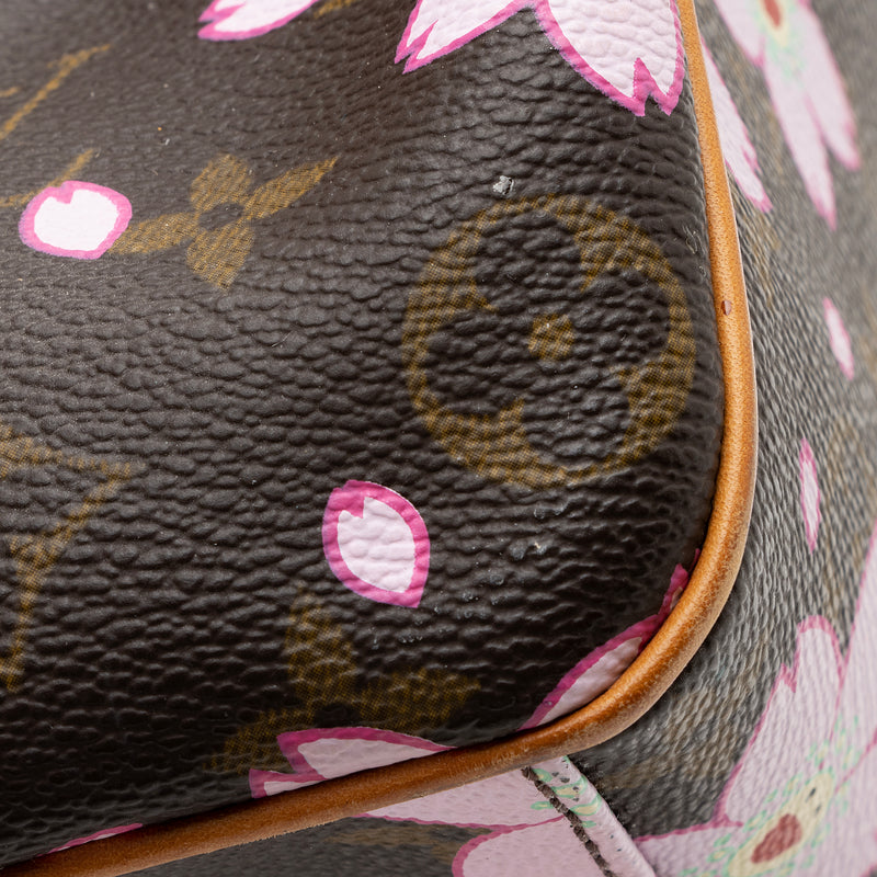 Louis Vuitton, Bags, Louis Vuitton M923 Cherry Blossom Sac Retro Pm Top  Handle Satchel Rose Pink
