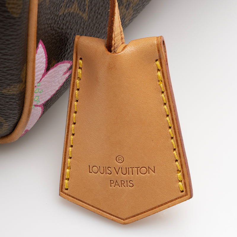 Louis Vuitton, Bags, Louis Vuitton M923 Cherry Blossom Sac Retro Pm Top  Handle Satchel Rose Pink