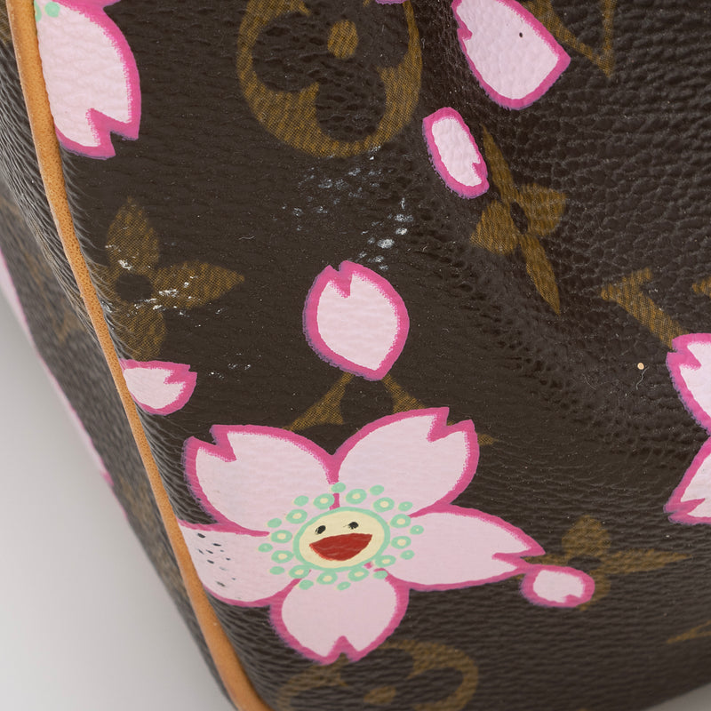 Louis Vuitton Limited Edition Cherry Blossom Sac Retro Satchel Handbag, Louis  Vuitton Handbags