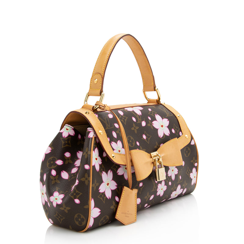 Louis Vuitton Limited Edition Cherry Blossom Sac Retro Satchel, Louis  Vuitton Handbags