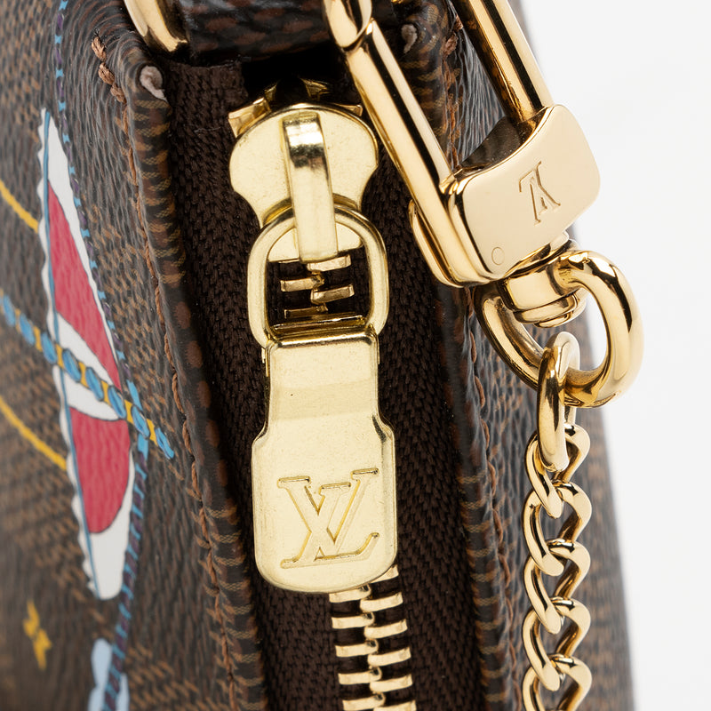 Louis Vuitton Damier Ebene Mini Pochette Accessoires (SHF-22640) – LuxeDH