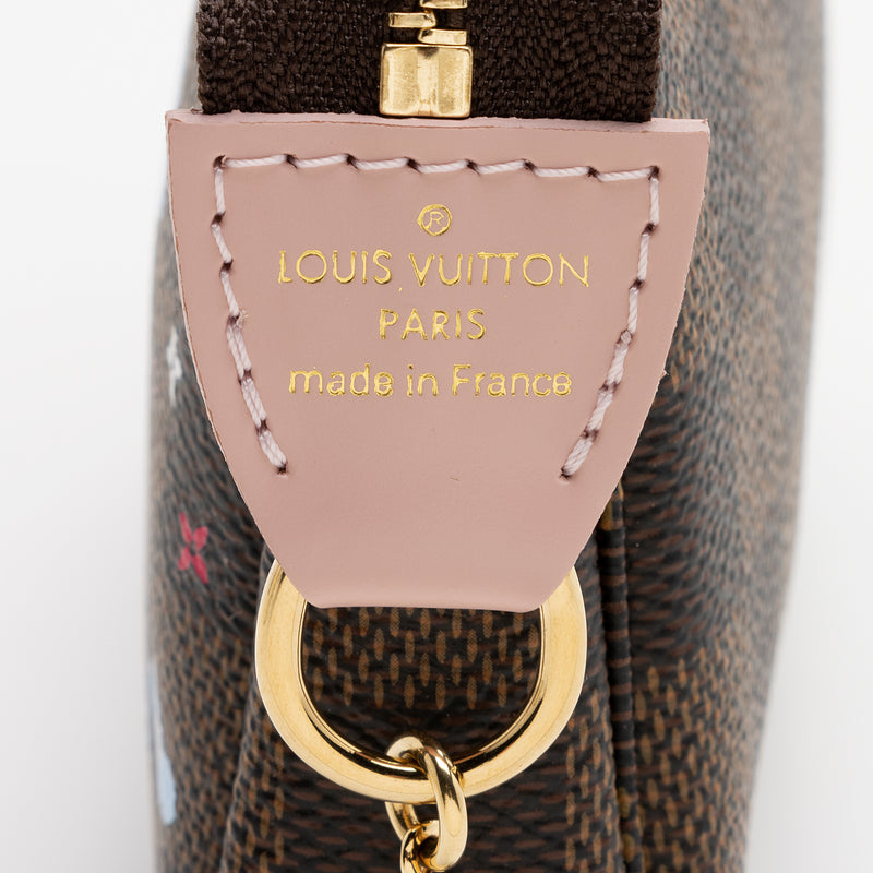 Louis Vuitton Damier Ebene Mini Pochette Accessoires (SHF-23418) – LuxeDH