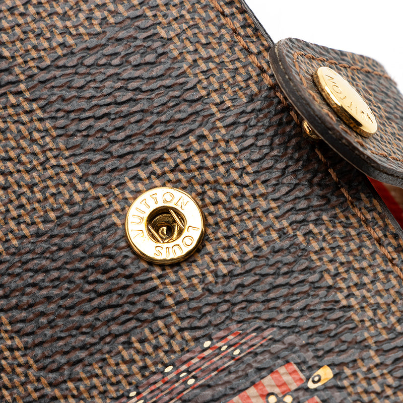 Louis Vuitton Damier Ebene Trunks and Locks Mini Pochette Accessories