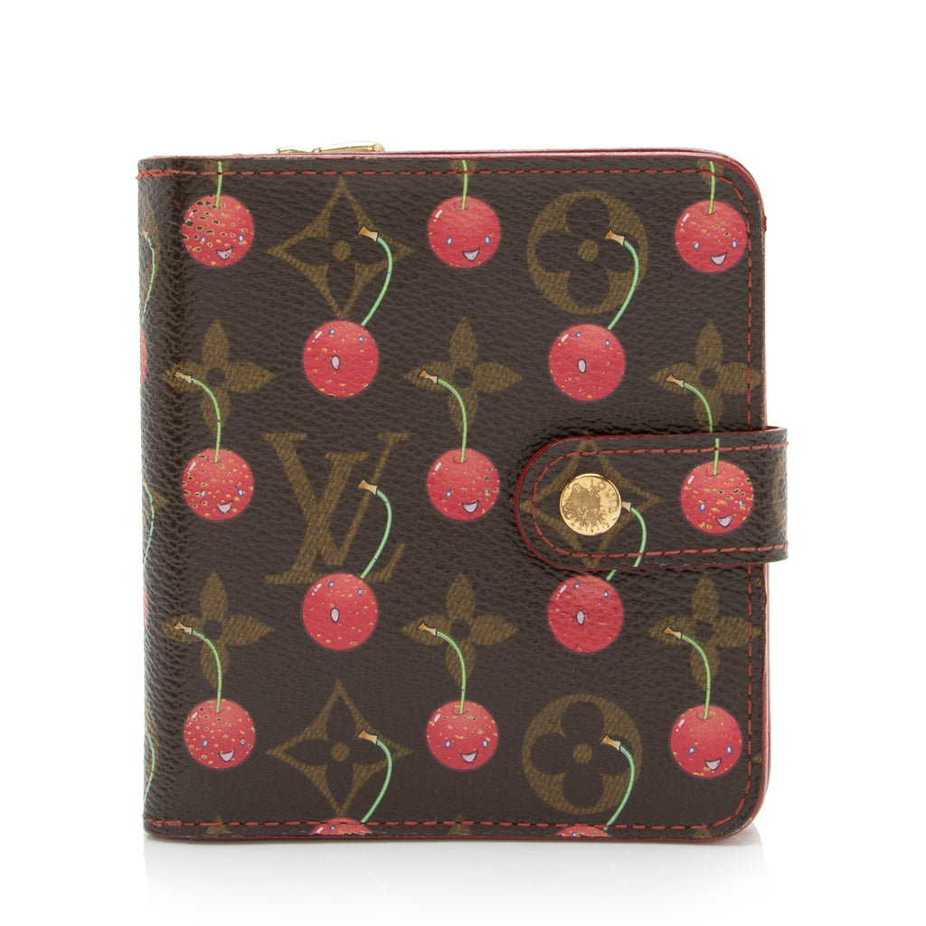 LV Limited Edition Cherry Zippy Compact Wallet in 2023