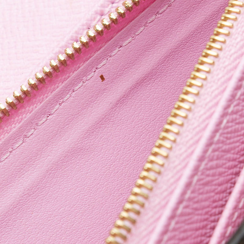 Louis Vuitton Sarah Wallet in Light Pink Monogram Empreinte Leather
