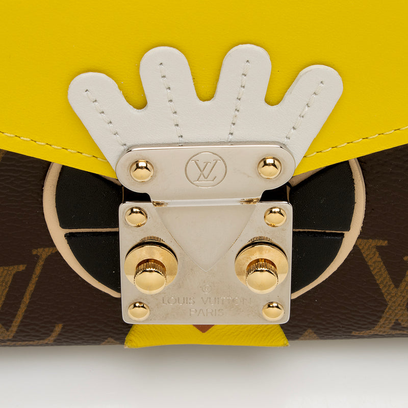 Louis Vuitton Limited Edition Rouge Monogram Tribal Mask Chain