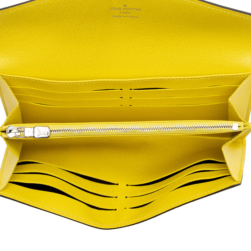 Louis Vuitton Sarah Wallet Epi Yellow