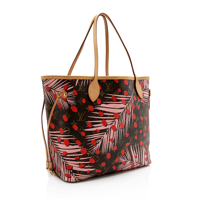 Louis Vuitton Monogram Jungle Neverfull mm Tote Bag