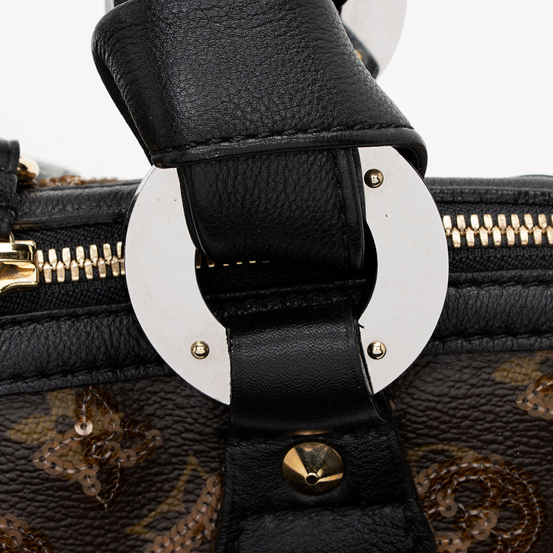 Louis Vuitton Limited Edition Monogram Eclipse Speedy 30 Handbag