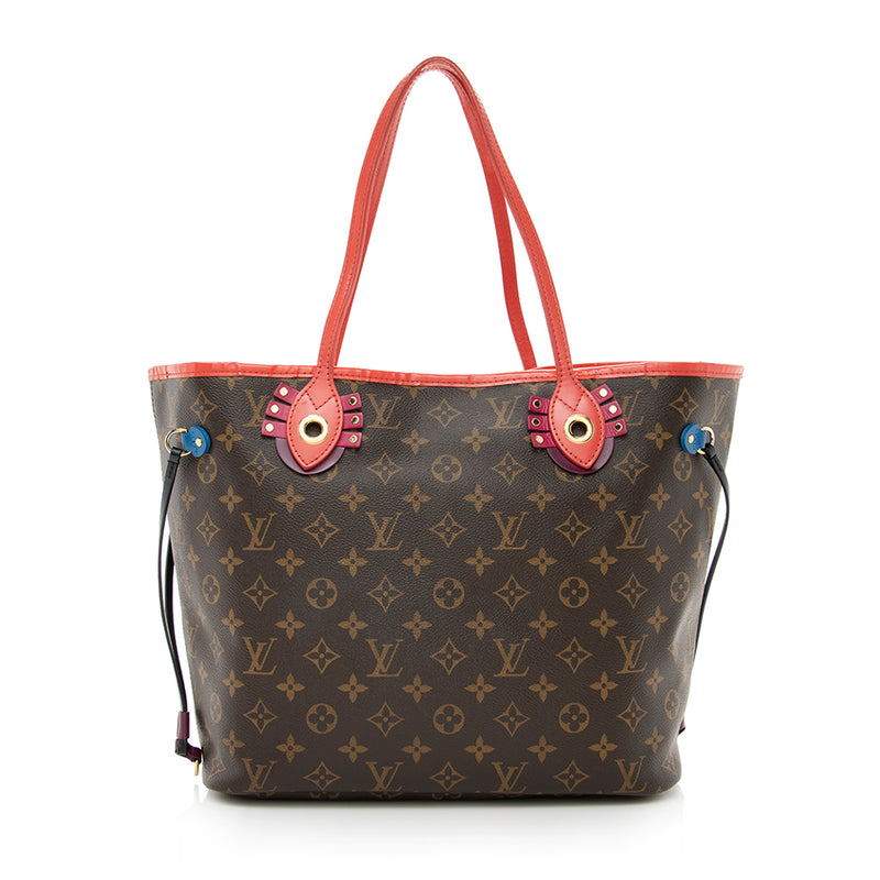Louis Vuitton Monogram Totem Neverfull MM Limited Edition Tote w