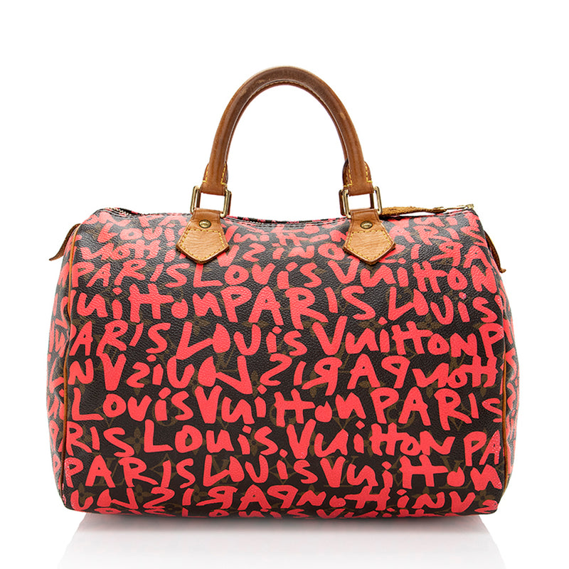 Louis Vuitton Speedy Edition Graffiti Handbag