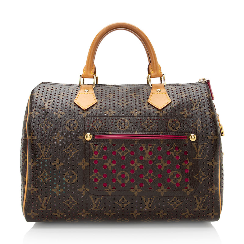 Louis Vuitton Speedy Perforated Handbag