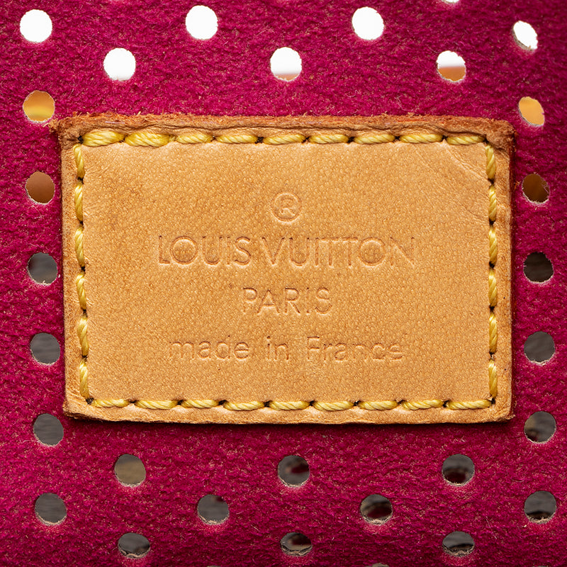 Louis Vuitton Limited Edition Fuchsia Monogram Perforated Speedy