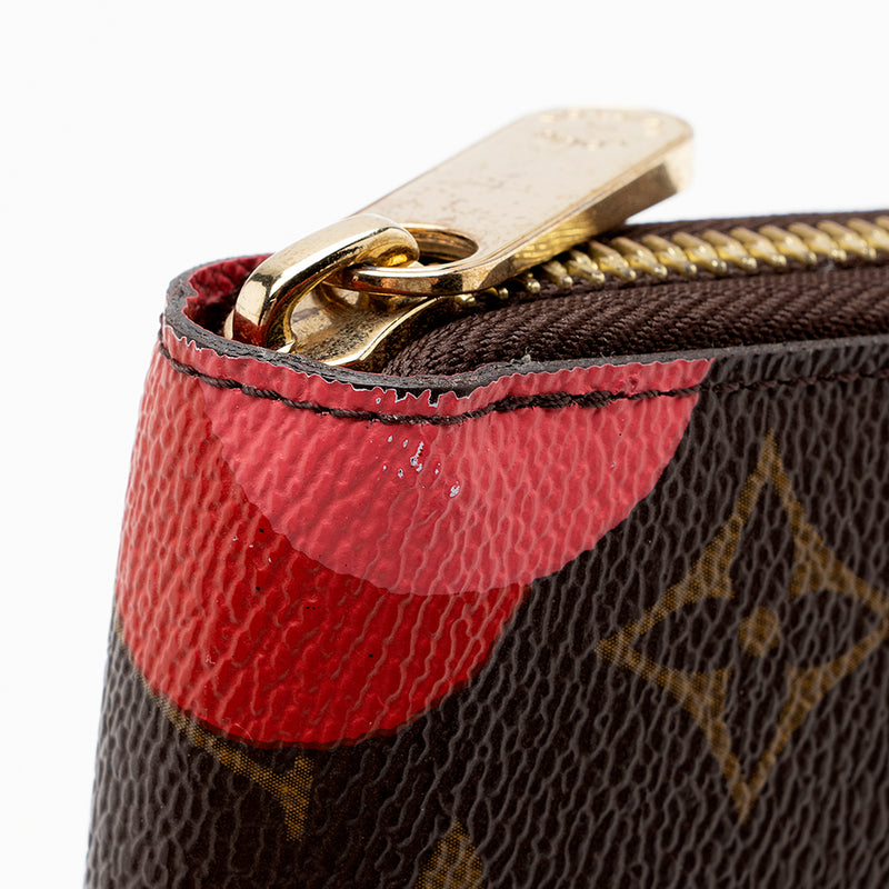 Louis Vuitton Limited Edition Monogram Ramages Zippy Wallet (SHF-15162)