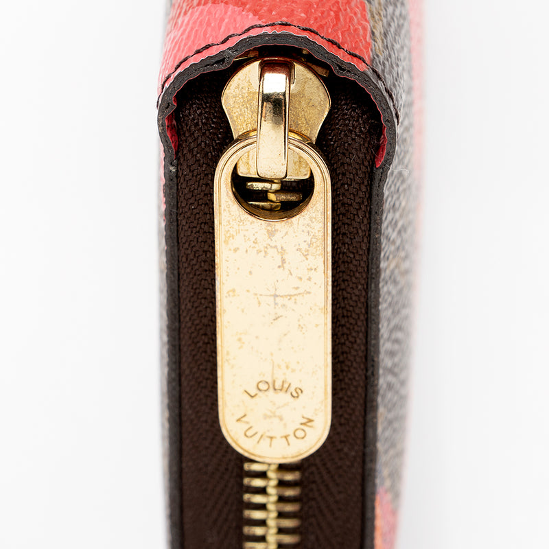 Louis Vuitton Limited Edition Monogram Ramages Zippy Wallet (SHF-15162)