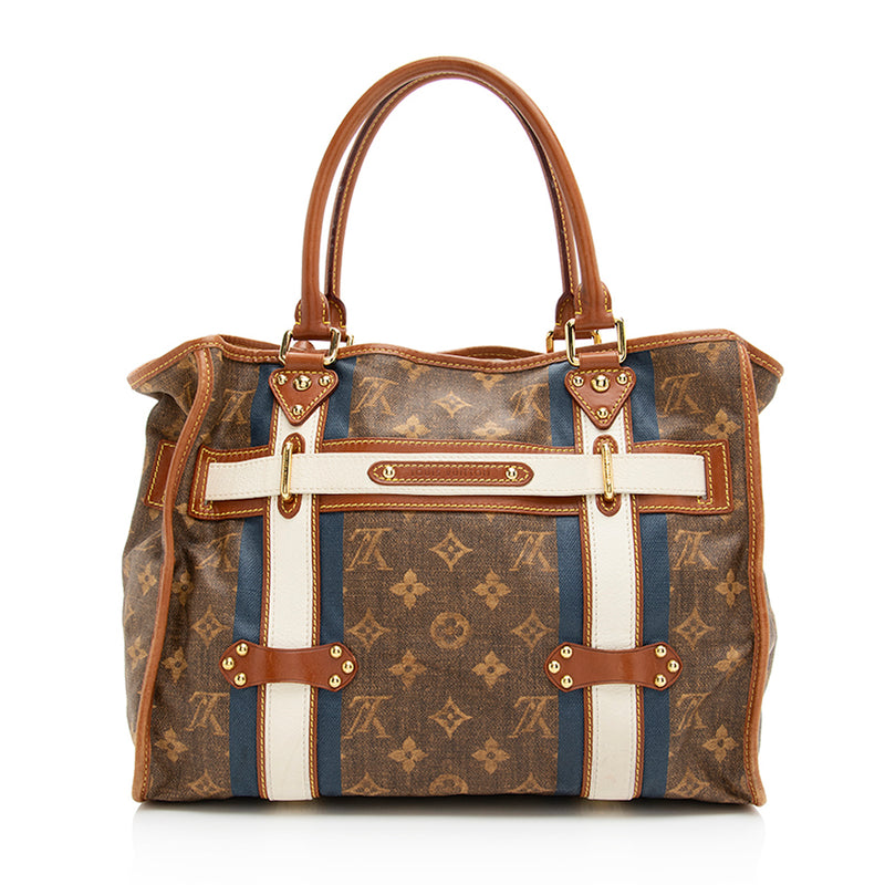 Louis Vuitton Monogram Rayures Neverfull Gm Bag.