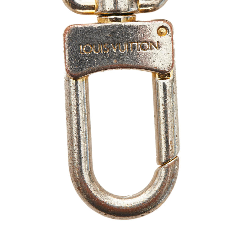 Louis Vuitton Metallic, Pattern Print Mini Lin Key Holder and Bag Charm