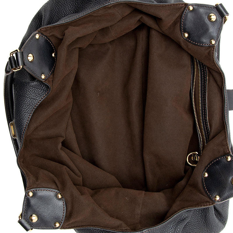 Louis Vuitton Mahina Leather L Hobo (SHF-f8hOUF) – LuxeDH
