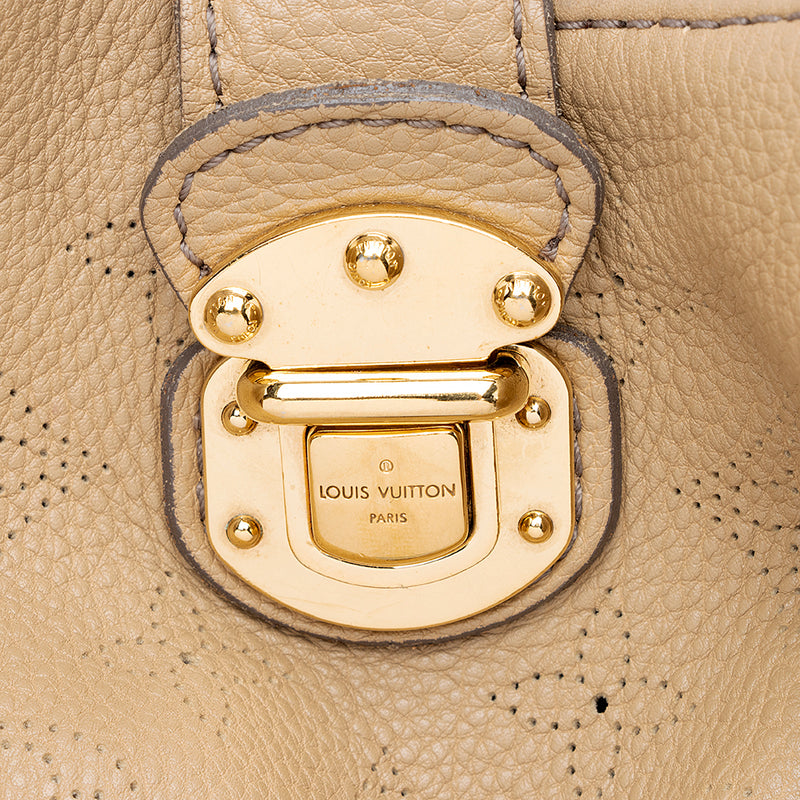 Louis Vuitton Mahina Leather Carmel Hobo (SHF-I2e2sp) – LuxeDH