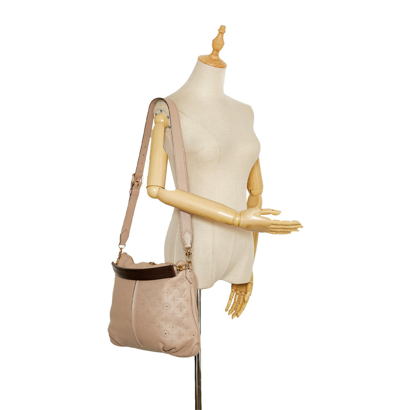 Louis Vuitton Selene Handbag Mahina Leather Pm Auction