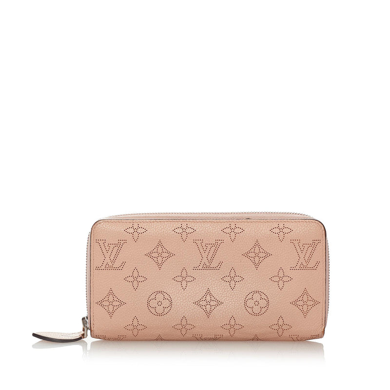 Louis Vuitton Pink Mahina Leather Zippy Wallet Louis Vuitton