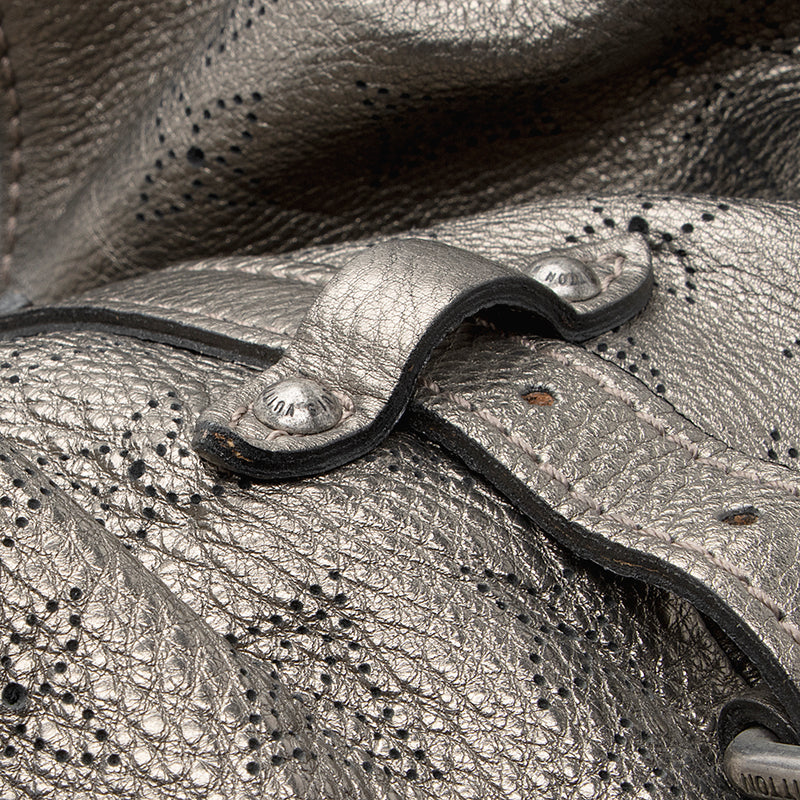 Louis Vuitton Metallic Mordore Bronze Monogram Mahina Leather