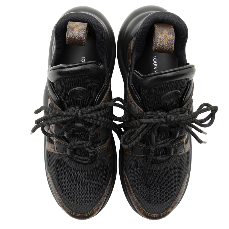 LOUIS VUITTON #35782 White Leather Archlight Sneakers (US 9 EU 39