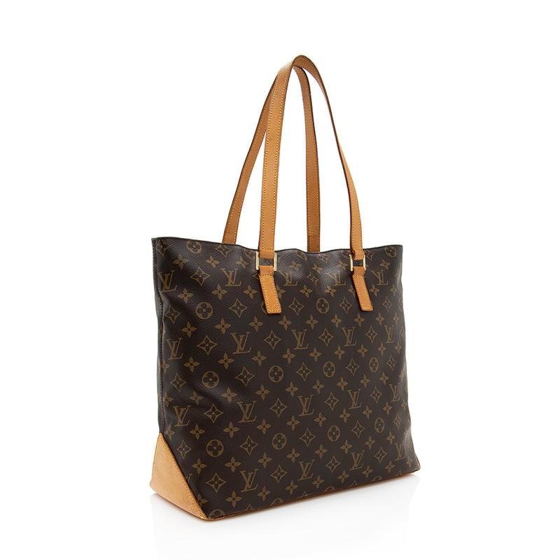 Louis Vuitton Monogram Canvas Cabas Mezzo Tote (SHF-18417)