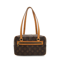 Louis Vuitton Monogram Canvas Cite MM Shoulder Bag (SHF-21163)