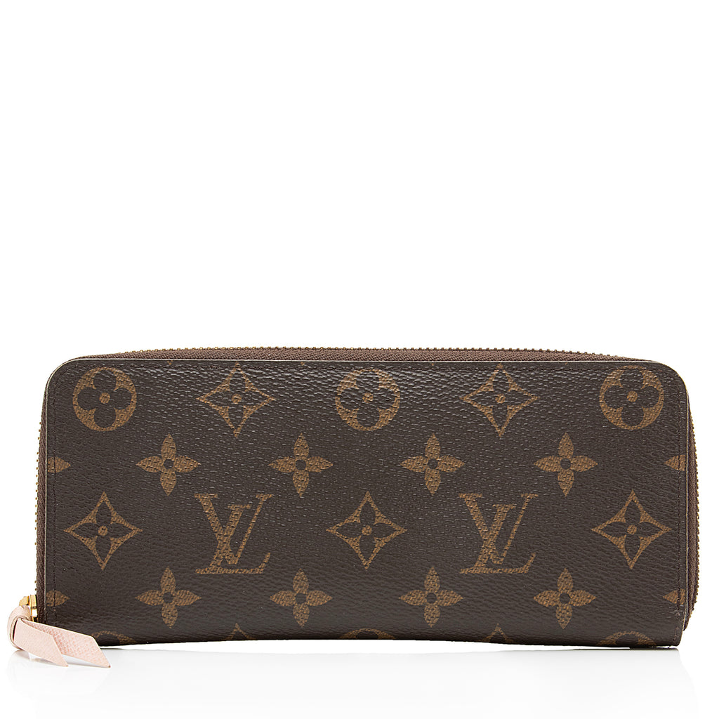 Louis Vuitton monogram Clemence wallet full set