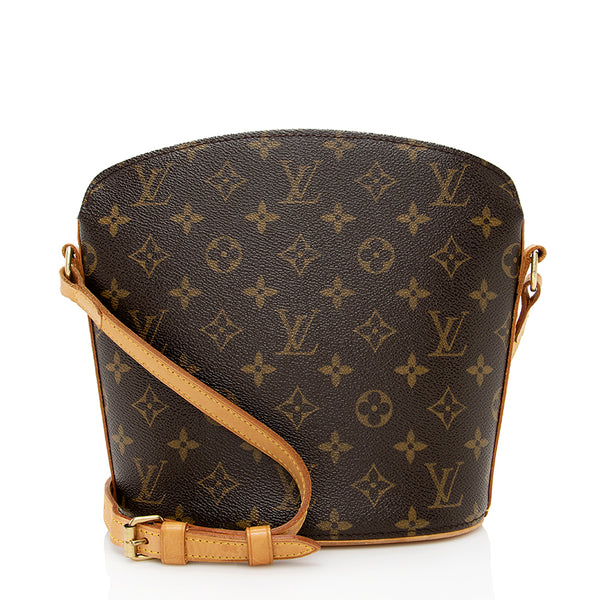 Louis Vuitton Monogram Canvas Drouot Shoulder Bag (SHF-18607)