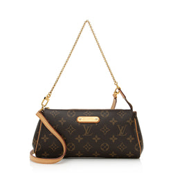 Louis Vuitton Monogram Eva Clutch Two-Way Pochette Bag