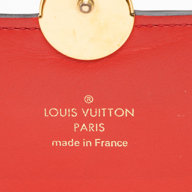 LOUIS VUITTON Monogram Ariane Compact Wallet Fuchsia 348191