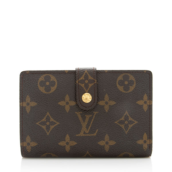 Louis Vuitton Monogram Canvas French Purse Wallet (SHF-18066)