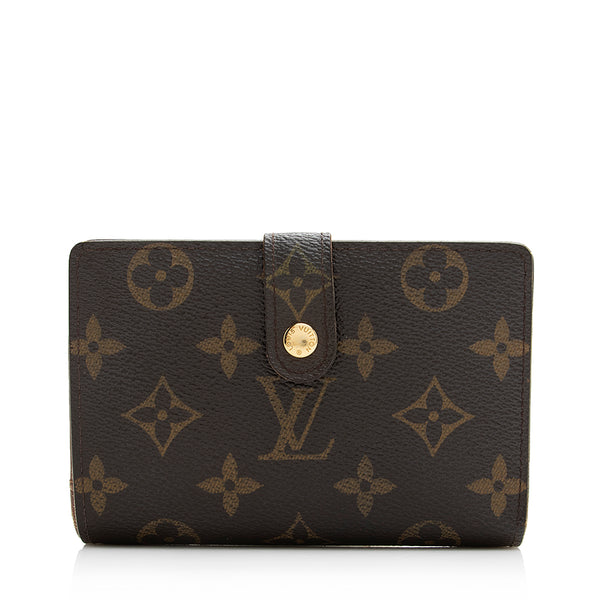 Louis Vuitton Monogram Canvas French Purse Wallet (SHF-21377)