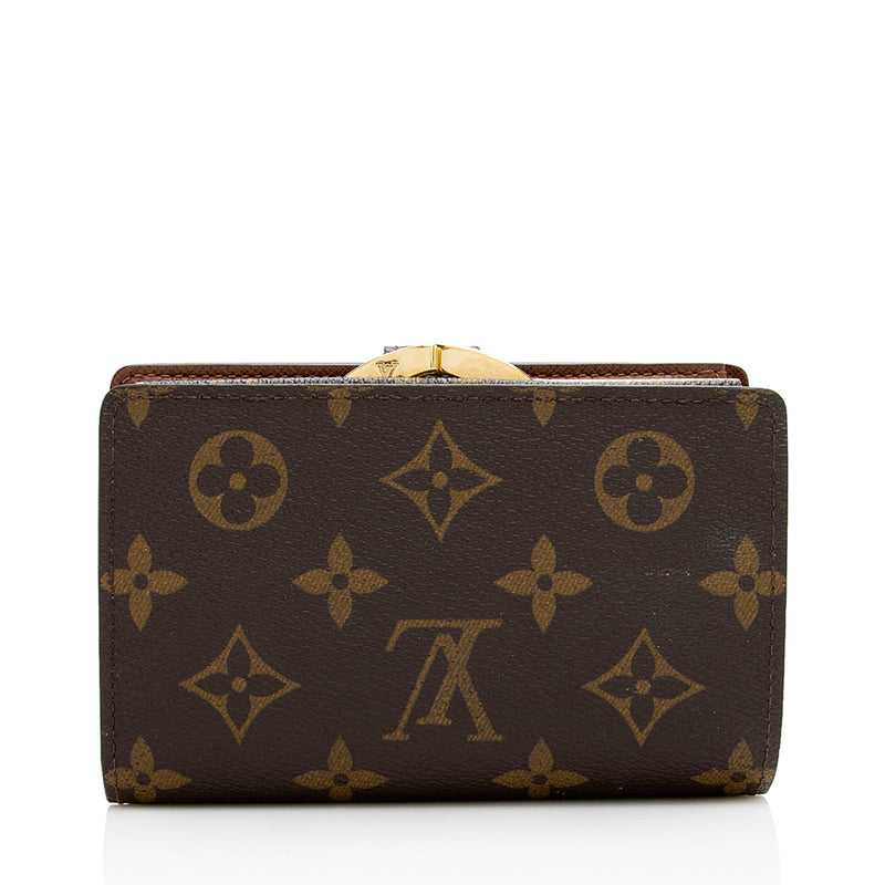 Louis Vuitton Monogram Canvas French Wallet (SHF-21172)