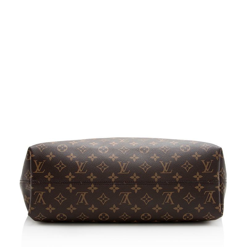 Louis Vuitton Monogram Canvas Graceful MM Hobo (SHF-21137)