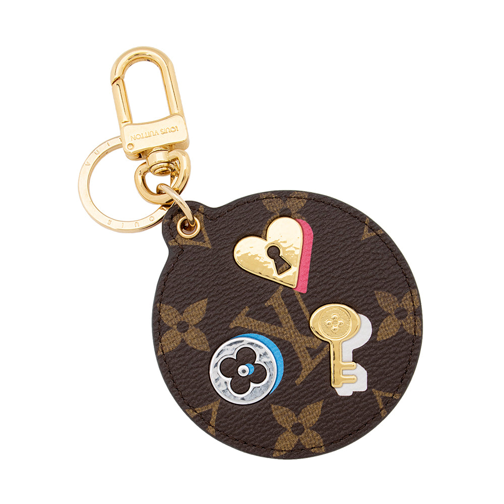 Louis Vuitton, Accessories, Authentic Louis Vuitton Lock And Key With Chain  Bag Charm