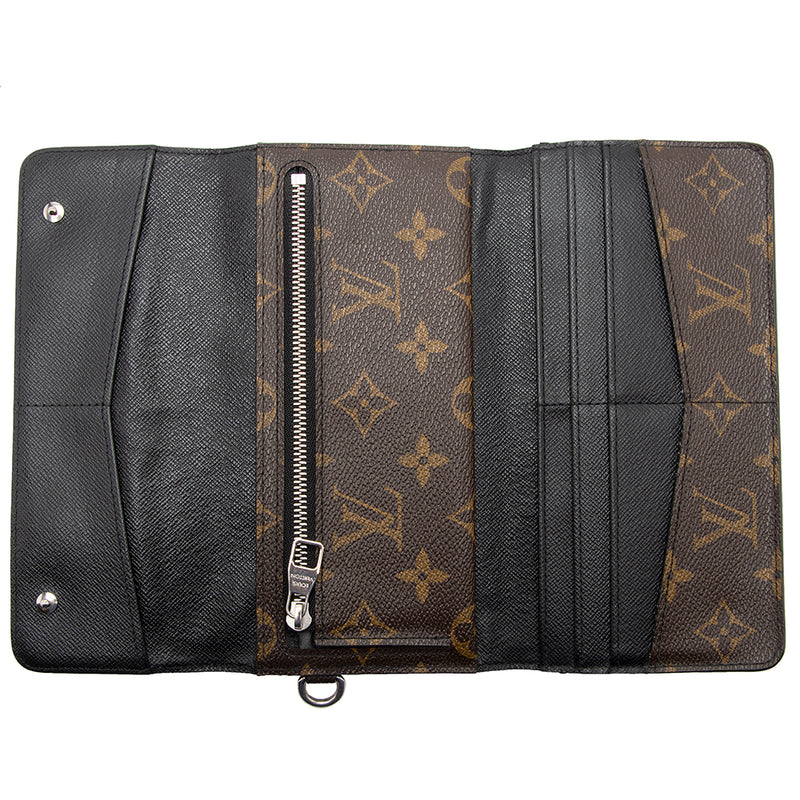 Louis Vuitton Monogram Canvas Macassar Accordeon Wallet (SHF-21679) – LuxeDH