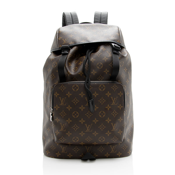 Louis Vuitton Monogram Canvas Macassar Zack Backpack (SHF-20982)