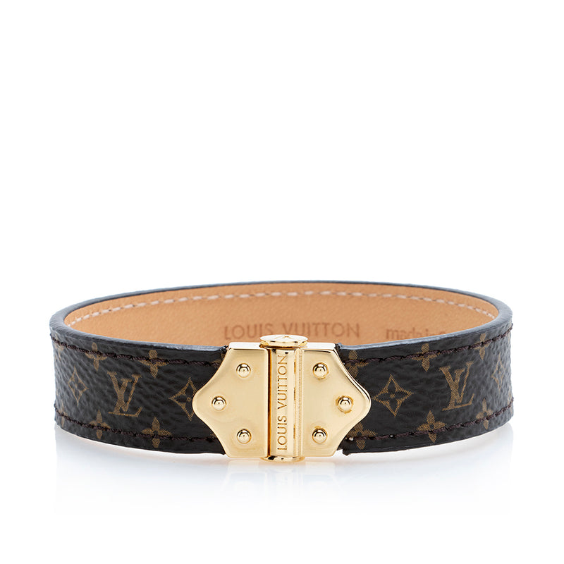 Louis Vuitton - Authenticated Monogram Bracelet - Leather Beige for Women, Never Worn