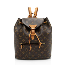 Louis Vuitton Montsouris Backpack NM Monogram Canvas with Leather