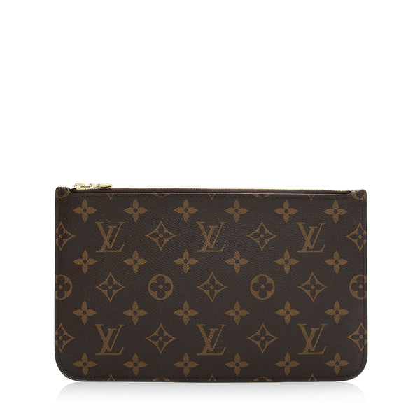 Louis Vuitton Monogram Canvas Neverfull MM Pochette (SHF-21379)