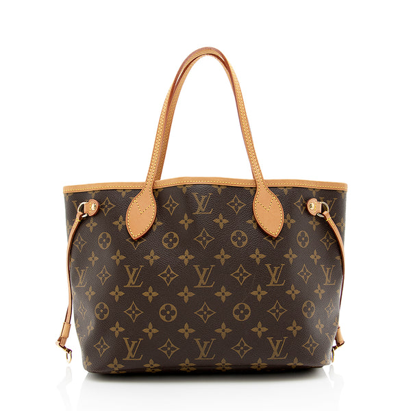 Louis Vuitton Monogram Canvas Neverfull PM Tote (SHF-18403)