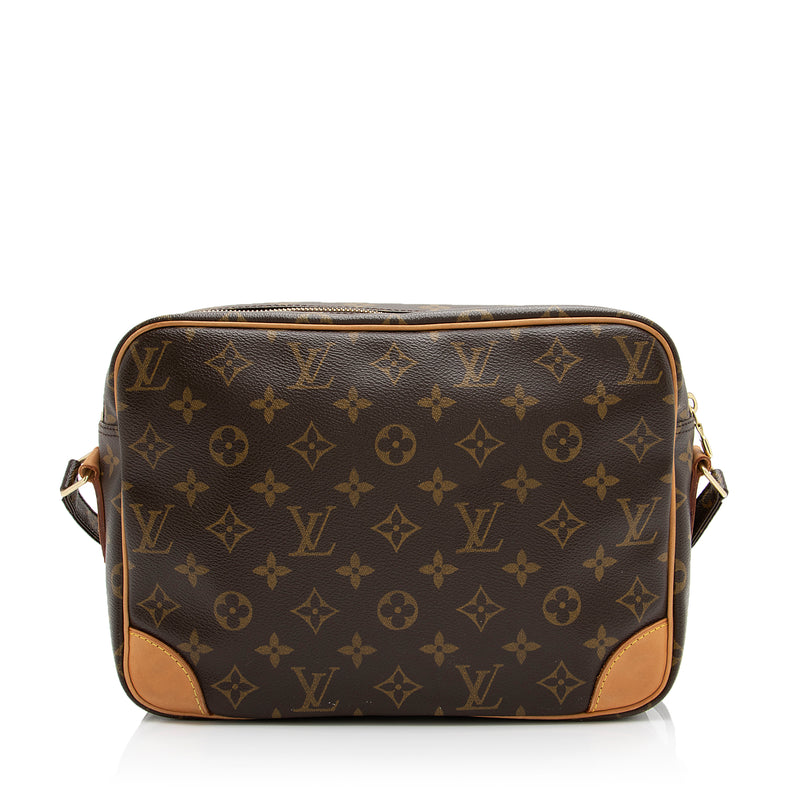 used Women Pre-owned Authenticated Louis Vuitton Monogram Empreinte Twice EPI Leather Canvas Brown Crossbody Bag, Women's, Size: Small