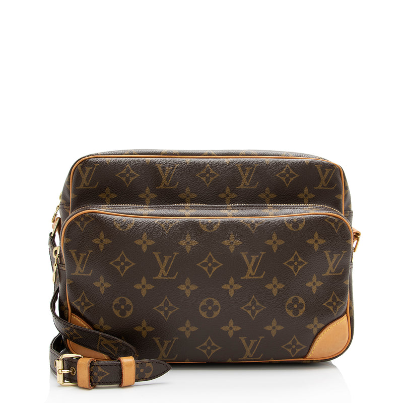 Louis Vuitton Nile Bag in Monogram Canvas and Brown Leather 