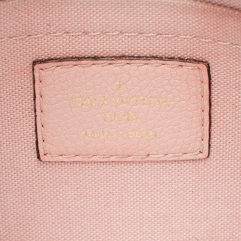 Louis Vuitton, Bags, Louis Vuitton Pallas Clutch Monogram Canvas Brown  Pink