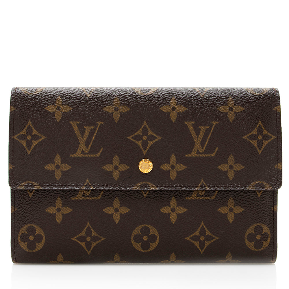 Louis Vuitton Monogram Canvas Passport Wallet (SHF-18693) – LuxeDH