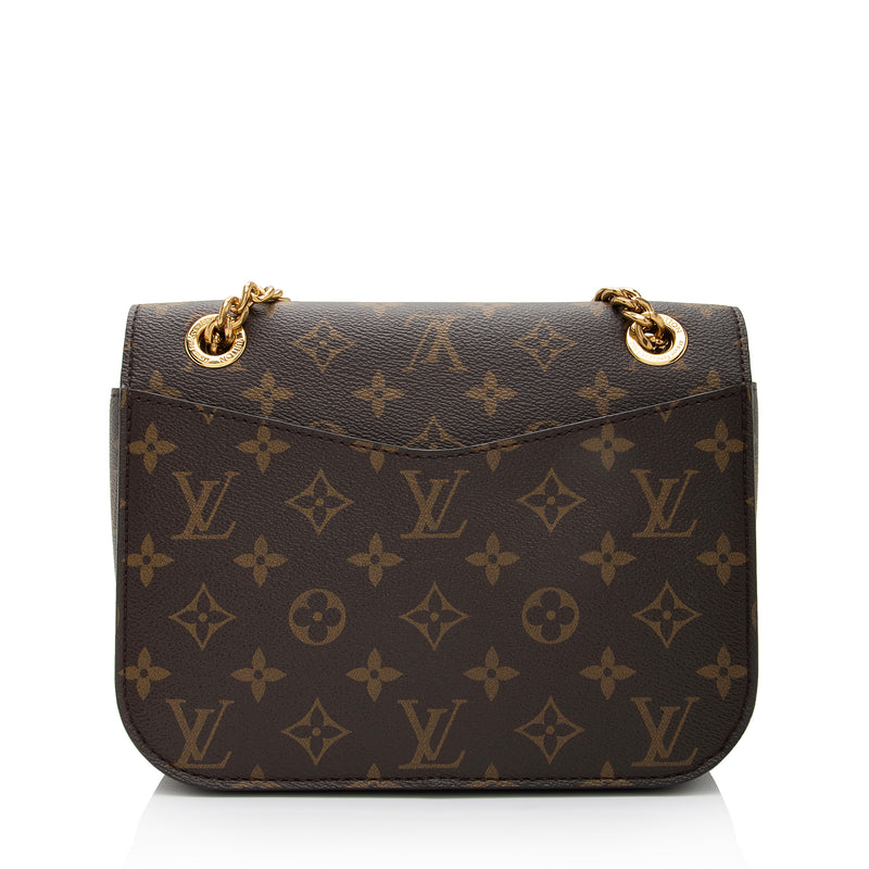 Louis Vuitton Brown & Red Monogram Victorie Shoulder Bag