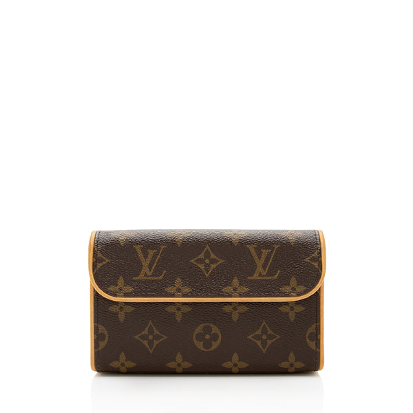 Louis Vuitton Monogram Canvas Pochette Florentine Small Belt Bag - FINAL SALE (SHF-18586)